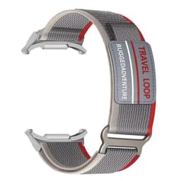 Travel Loop klockarmband Samsung Galaxy Watch Ultra (47mm) - Red Grey