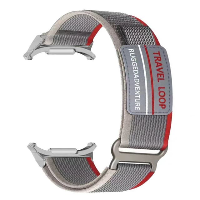 Travel Loop klockarmband Samsung Galaxy Watch Ultra (47mm) - Red Grey