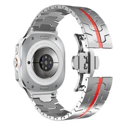 Iron Man rustfritt klokkereim Samsung Galaxy Watch Ultra (47mm) - Søl