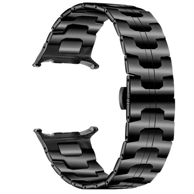 Urrem titanium No-Gap til Samsung Galaxy Watch Ultra 2 - Sort