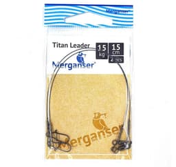 Titanledare, 15 kg, 15 cm, 2 st, Merganser