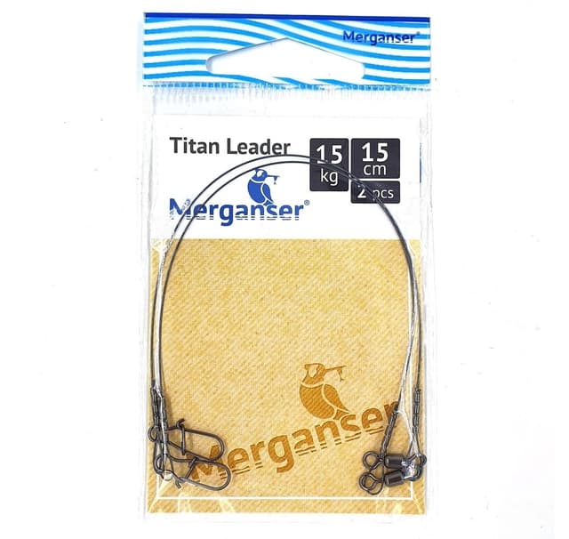 Titanledare, 15 kg, 15 cm, 2 st, Merganser