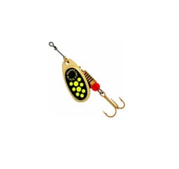 Spinner MEPPS-4 8,0g guld/chartreuse prickar