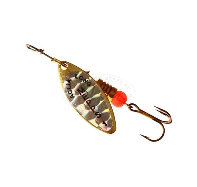 Spinner MEPPS AGLIA LONG RAINBOW-1 4,5g guld