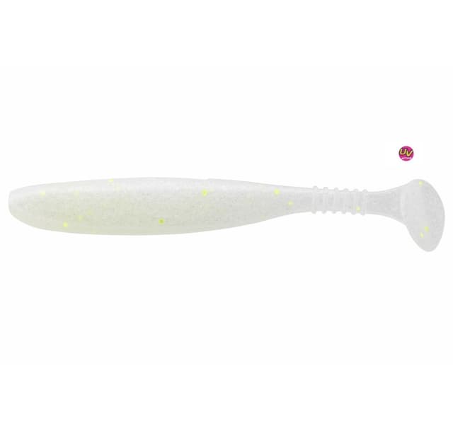 Blødt lokke Daiwa TN D'FIN 10cm UV flake perle 7stk