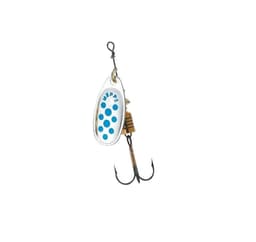Spinner MEPPS COMET-3 6,5g silver/blå prickar