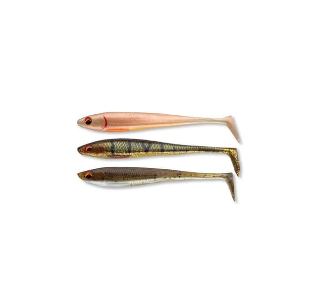 Soft lure Daiwa PX DuckFin Shad Nature Set 9,0cm 7st