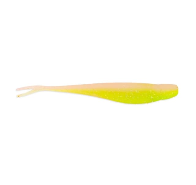 Soft lure Z-Man DOFTED JERK SHADZ 4"" Electric Chicken 5st