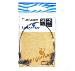 Titanledare, 25 kg, 15 cm, 2 st, Merganser