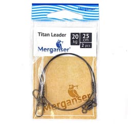 Titanledare, 20 kg, 25 cm, 2 st, Merganser