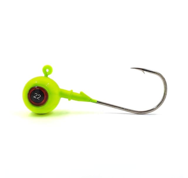 Jigghuvud, 3D Eyes, 3 g, gul, Hooked by Gamakatsu, 2 st, Merganser