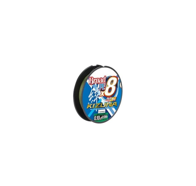 Flätad fiskelina Kizuna PE X8 Mörkgrön 0,25mm 135m