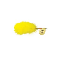 Spinner Giant Marabou 40g guld/chartreuse svans, MEPPS