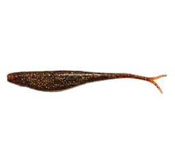 Pehmeä viehe Z-Man SCENTED JERK SHADZ 5"" Rootbeer Gold 5kpl