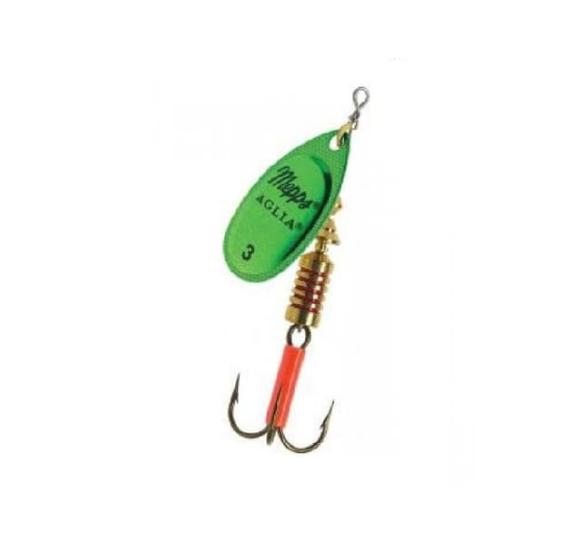 Spinner MEPPS AGLIA PLATINUM-3 6,5g grön/guld