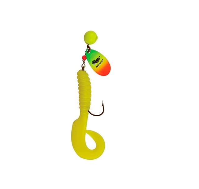 Spinner MEPPS AGLIA SPINFLEX 14g chartreuse/tiger/gul