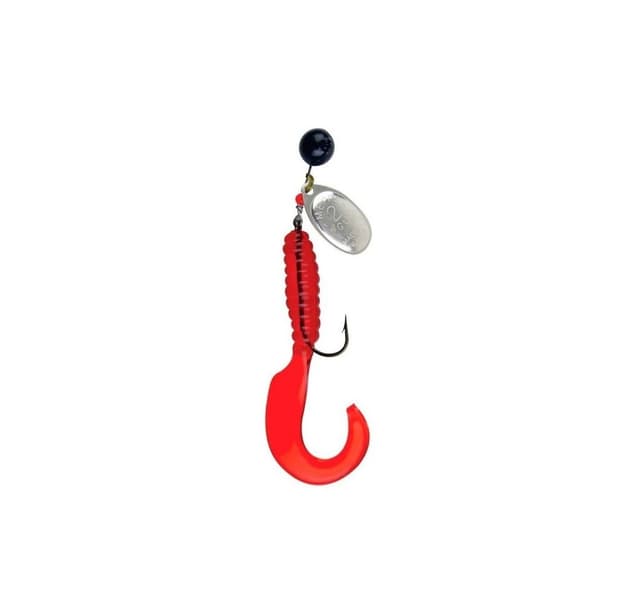 Spinner MEPPS AGLIA SPINFLEX 10g svart/silver/röd