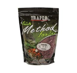 Groundbait TRAPER Method Feeder Pelletit Fish Mix 4mm 500g