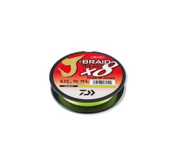 Flätad fiskelina Daiwa Grand X8E 0,18mm 135m chartreuse