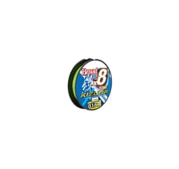 Flätad fiskelina Kizuna PE X8 Super Chartreuse 0,19mm 135m
