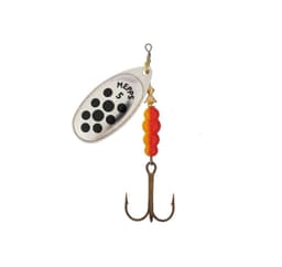 Spinner MEPPS AGLIA DECOREE-5 13,0g silver/svarta prickar
