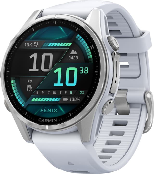 Garmin Fenix 8 smartklokke 43 mm (Whitestone)