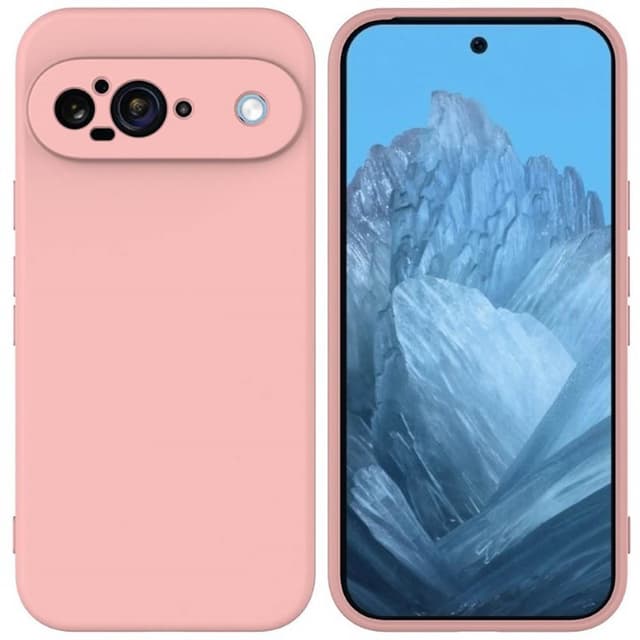 Liquid silikon skal Google Pixel 9 - Pink