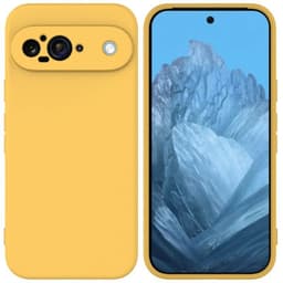 Liquid silikon skal Google Pixel 9 - Gul