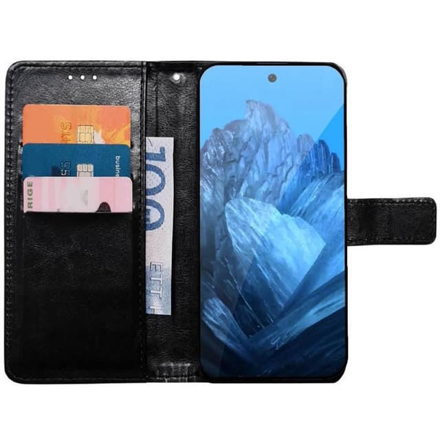 Lompakkokotelo 3-kortti Google Pixel 9 Pro - Musta