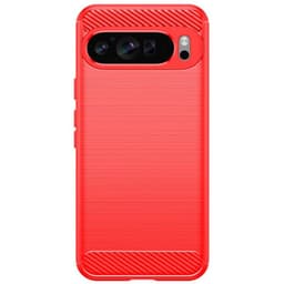 Børstet silikondeksel Google Pixel 9 Pro XL - Coral