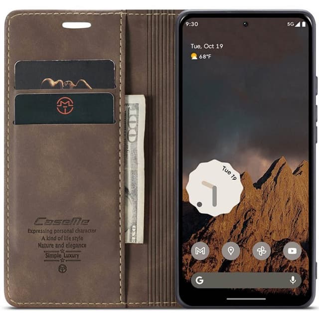 CaseMe mobilcover 013 Google Pixel 9 - Coffee