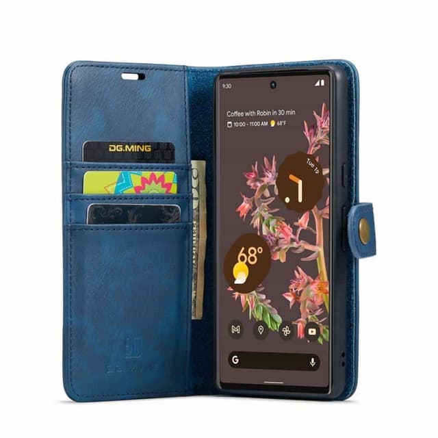 Mobil lommebok DG-Ming 2i1 Google Pixel 9 - Blå