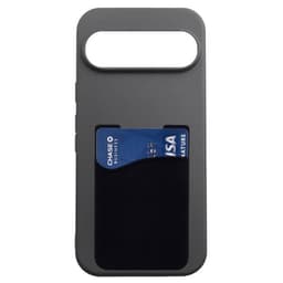 Silikone cover med kortholder Google Pixel 9 Pro - Sort