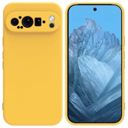 Liquid silikone cover Google Pixel 9 Pro - Gul