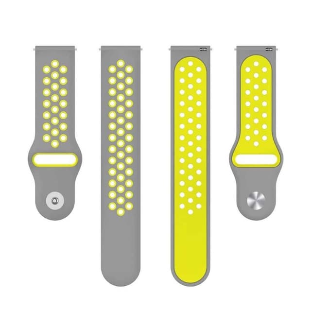 EBN Sport Kellon ranneke OnePlus Watch 2 - Harmaa/keltainen