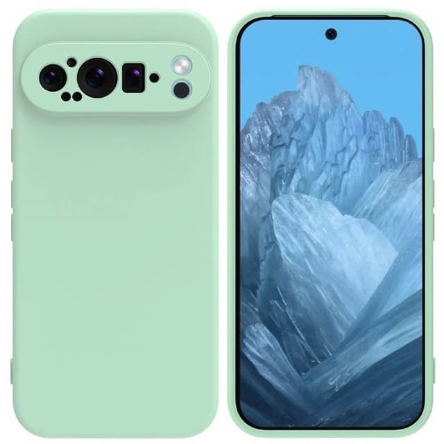 Liquid silikon skal Google Pixel 9 Pro - Mint