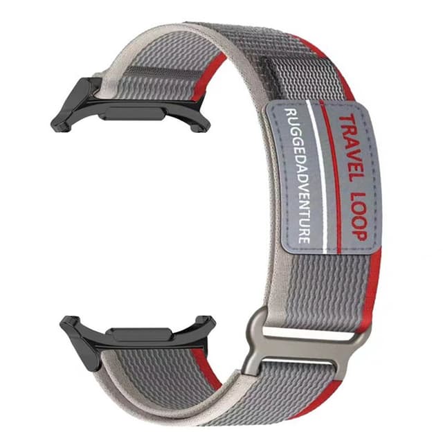 Travel Loop BK klokkereim Samsung Galaxy Watch Ultra (47mm) - Red Grey