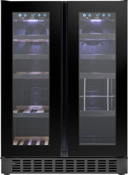 Temptech Serie Sommelier Vinkyl SOM2DX60DRB-24 (fristående)
