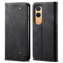 SKALO OnePlus Nord CE4 Lite 5G Jeans Flip Cover - Sort