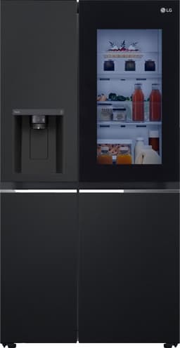 LG InstaView Side-by-side GSGV81EPLD (svart)