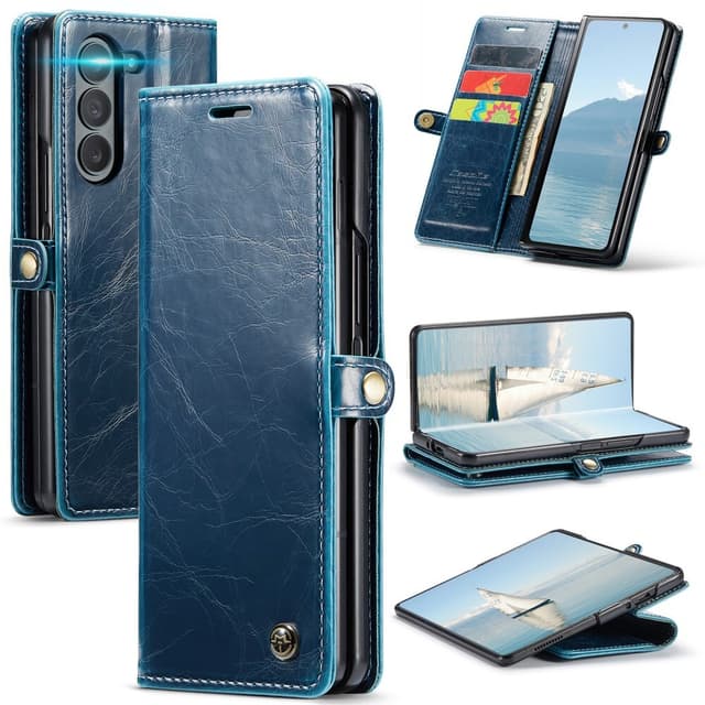 CaseMe Samsung Z Fold6 Pungetui - Blå