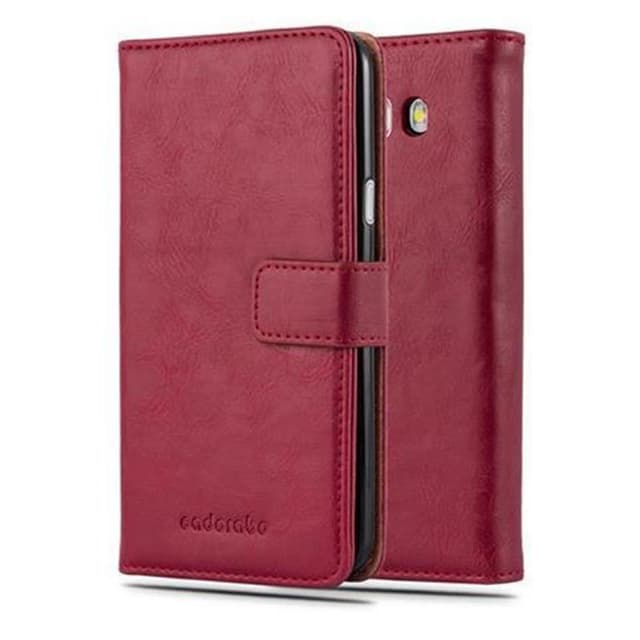 Samsung Galaxy J7 2016 lommebokdeksel etui (rød)