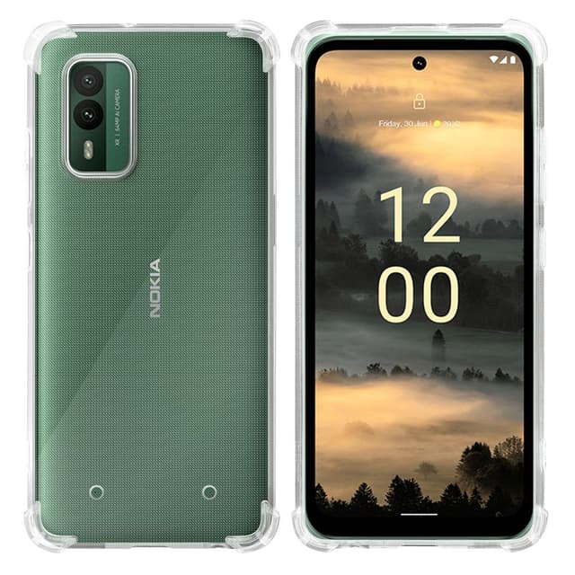 WBWONE Cover Portafoglio Per Nokia XR21 – Custodia In Pelle PU Con 3 Slot Carte E Supporto – Blu