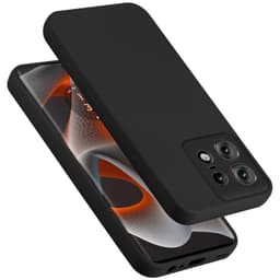 Motorola Edge 50 Pro Suojakuori Suojakotelo (Musta)