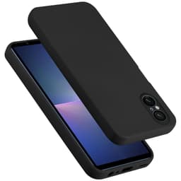 Sony Xperia 5 V Suojakuori Suojakotelo (Musta)