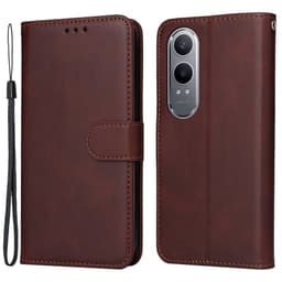 SKALO OnePlus Nord CE4 Lite 5G PU-Läder Plånboksfodral - Brun