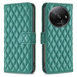 SKALO Xiaomi Redmi A3 BINFEN COLOR Quiltet Pung - Grøn