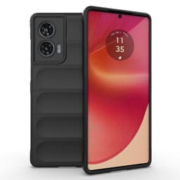 SKALO Motorola Edge 50 Fusion Rugged Bumpers TPU-Cover - Sort