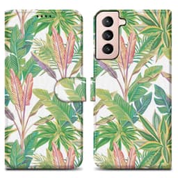 Samsung Galaxy S21 PLUS Plånboksfodral Skal (Grön)
