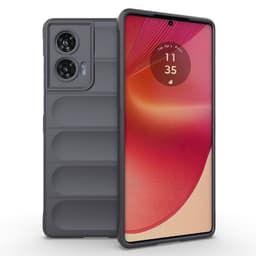 SKALO Motorola Edge 50 Fusion Rugged Bumpers TPU-suojakuori - Harmaa